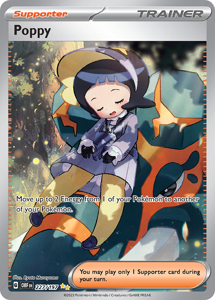 Poppy – Obsidian Flames 227/197 Pokémon card