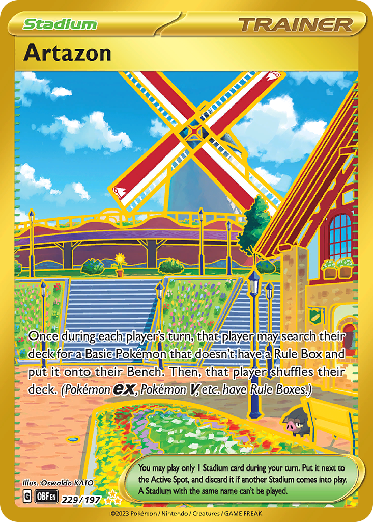Artazon – Obsidian Flames 229/197 Pokémon card