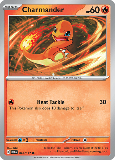 Charmander - Obsidian Flames 26