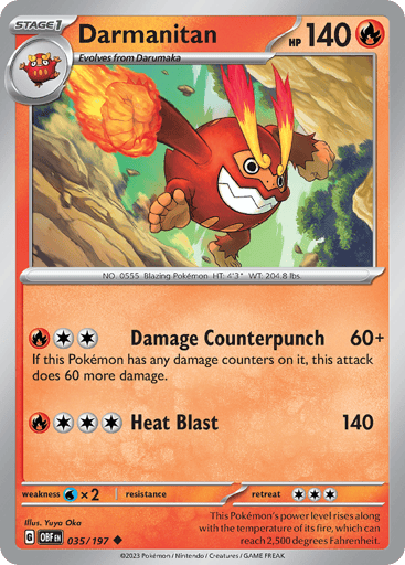 Darmanitan - Obsidian Flames 35
