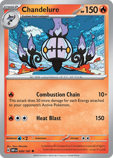 Chandelure - Obsidian Flames 38