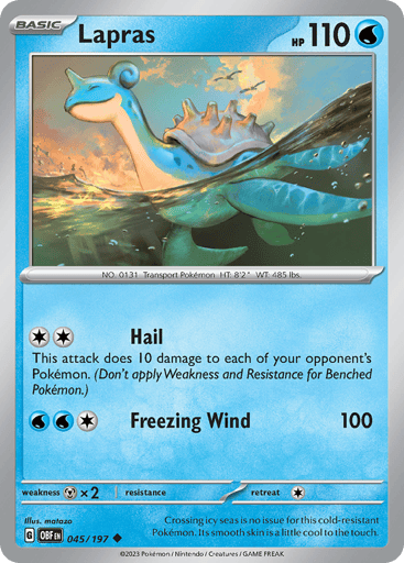 Lapras - Obsidian Flames 45
