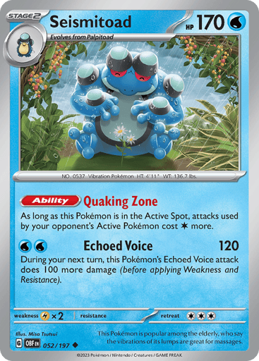 Seismitoad - Obsidian Flames 52