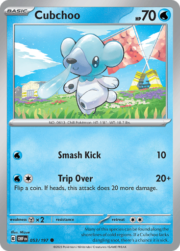 Cubchoo - Obsidian Flames 53