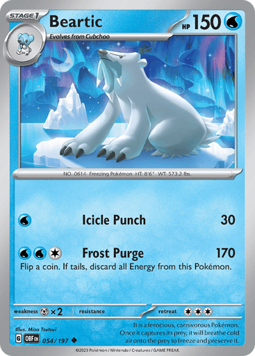 Beartic - Obsidian Flames 54