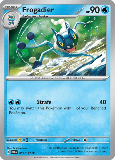 Frogadier - Obsidian Flames 57