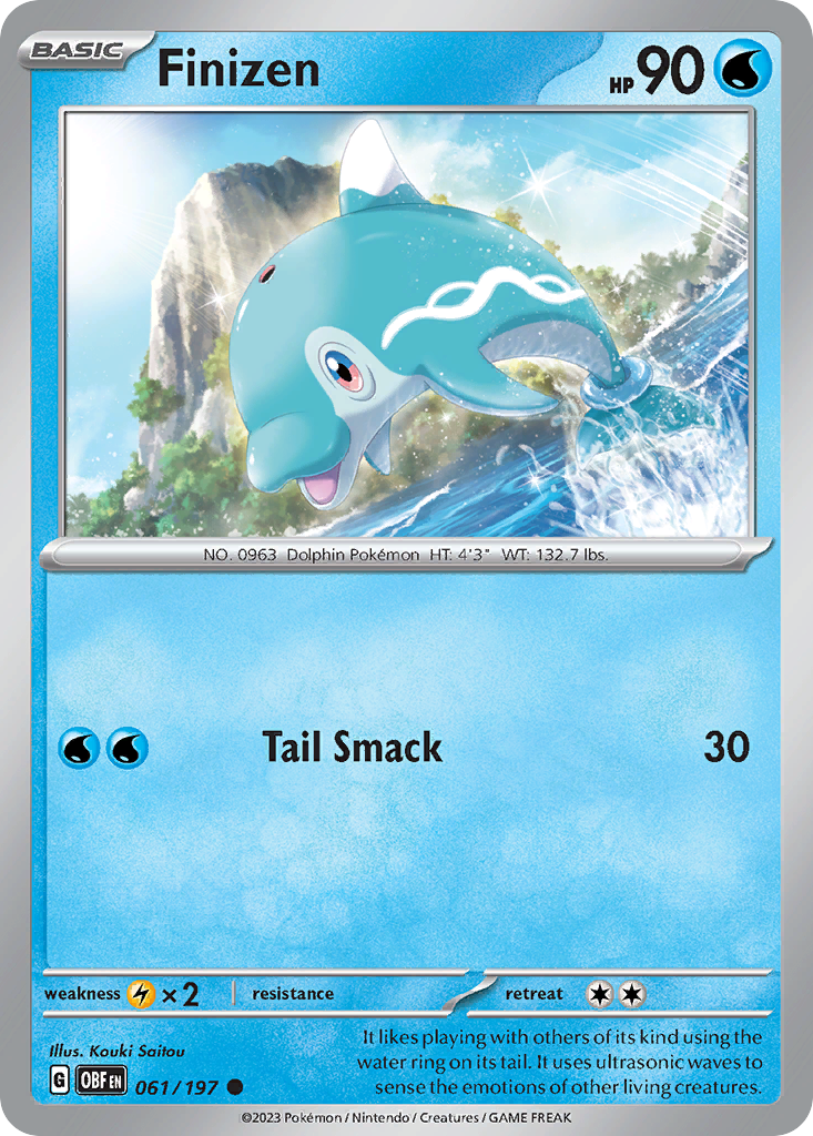 Finizen – Obsidian Flames 061/197 Pokémon card