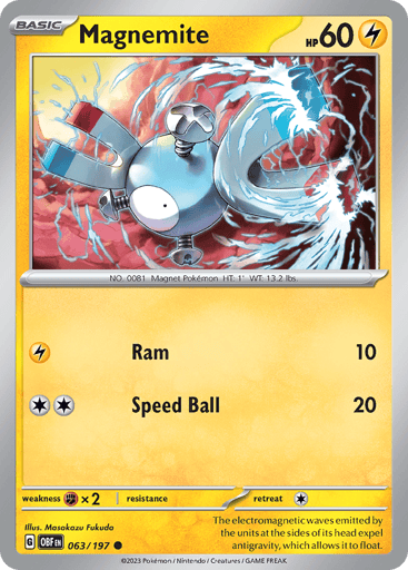 Magnemite - Obsidian Flames 63