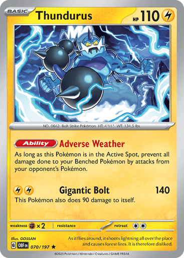 Thundurus - Obsidian Flames 70