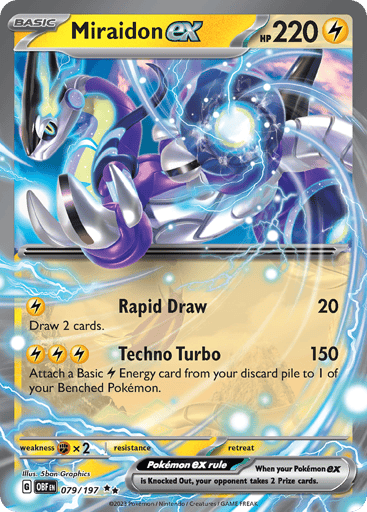 Miraidon ex - Obsidian Flames 79