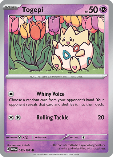 Togepi - Obsidian Flames 83