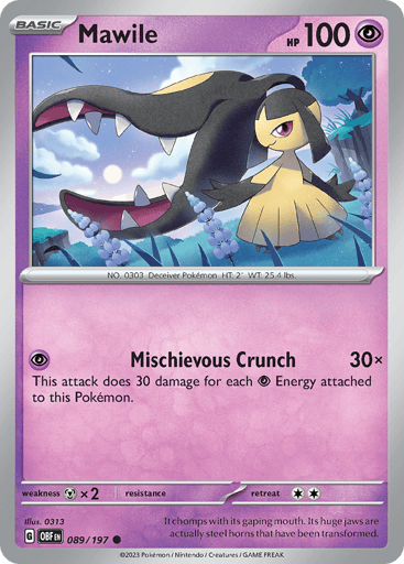 Mawile - Obsidian Flames 89