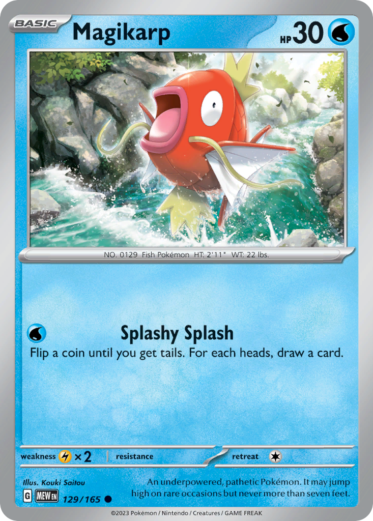 Magikarp – 151 129/165 Pokémon card
