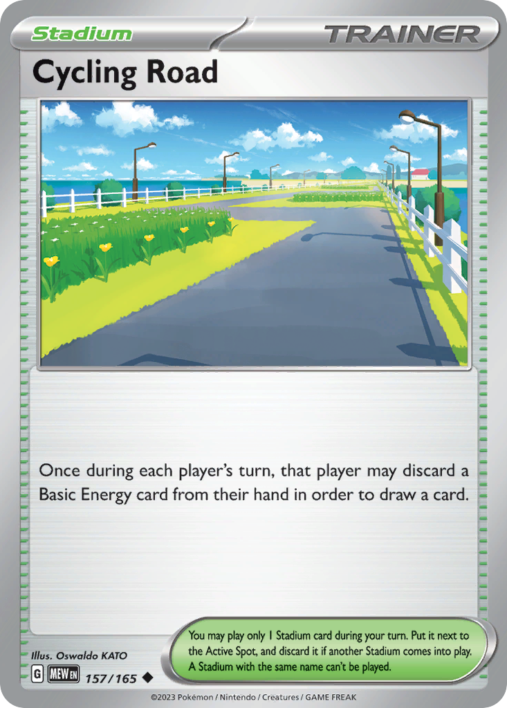 Cycling Road – 151 157/165 Pokémon card