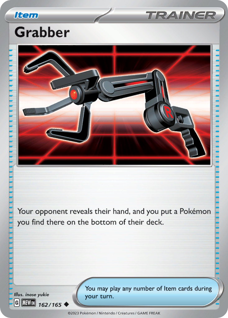 Grabber – 151 162/165 Pokémon card