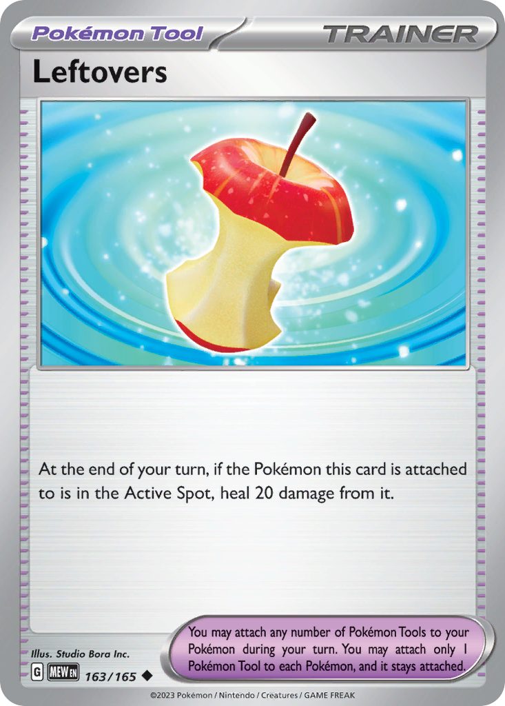 Leftovers – 151 163/165 Pokémon card