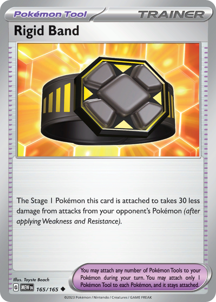 Rigid Band – 151 165/165 Pokémon card