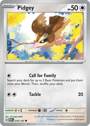 Pidgey - 151 16