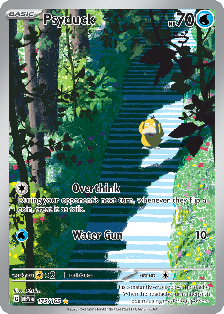 Psyduck – 151 175/165 Pokémon card