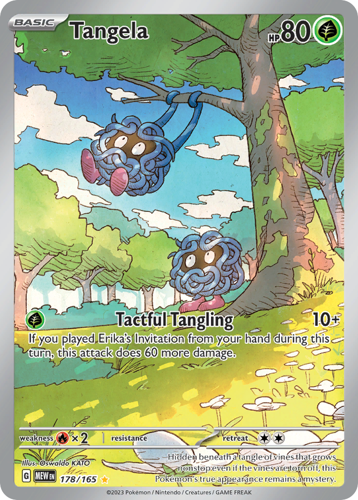 Tangela – 151 178/165 Pokémon card