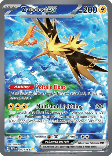 Zapdos ex - 151 202