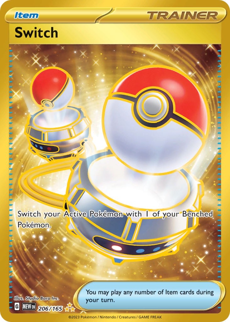 Switch – 151 206/165 Pokémon card