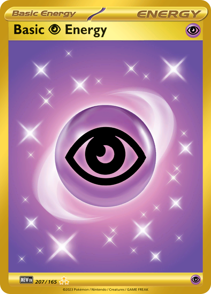 Basic Psychic Energy – 151 207/165 Pokémon card