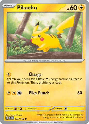 Pikachu - 151 25