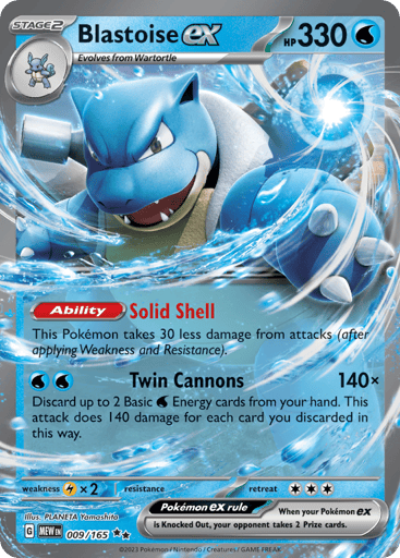 Blastoise ex - 151 9