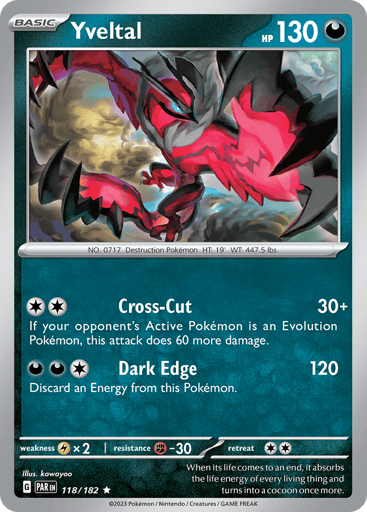 Yveltal - Paradox Rift 118