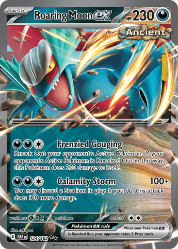 Roaring Moon ex - Paradox Rift 124