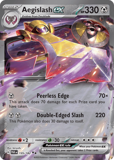 Aegislash ex - Paradox Rift 135