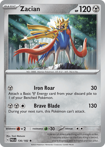Zacian - Paradox Rift 136