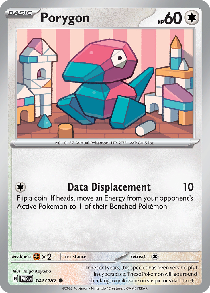 Porygon – Paradox Rift 142/182 Pokémon card