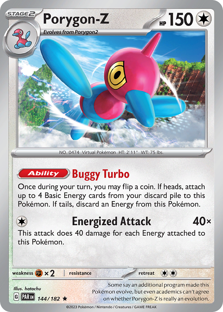 Porygon-Z – Paradox Rift 144/182 Pokémon card
