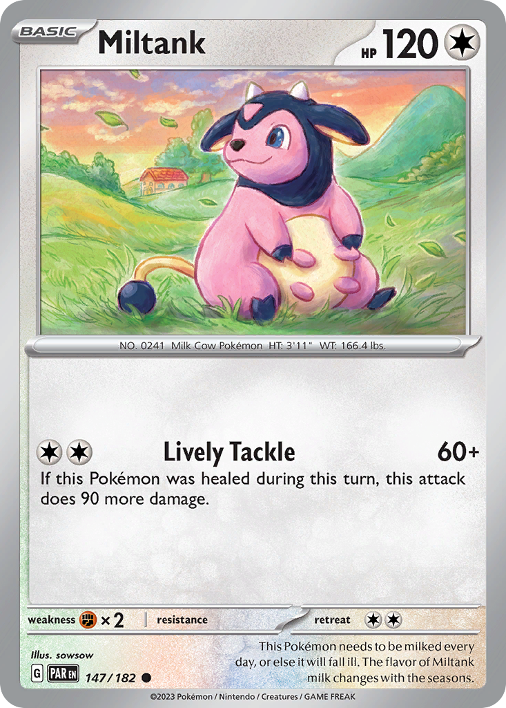 Miltank – Paradox Rift 147/182 Pokémon card