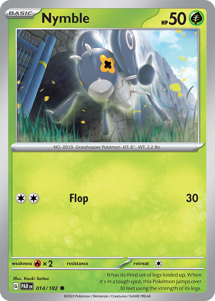Nymble – Paradox Rift 014/182 Pokémon card