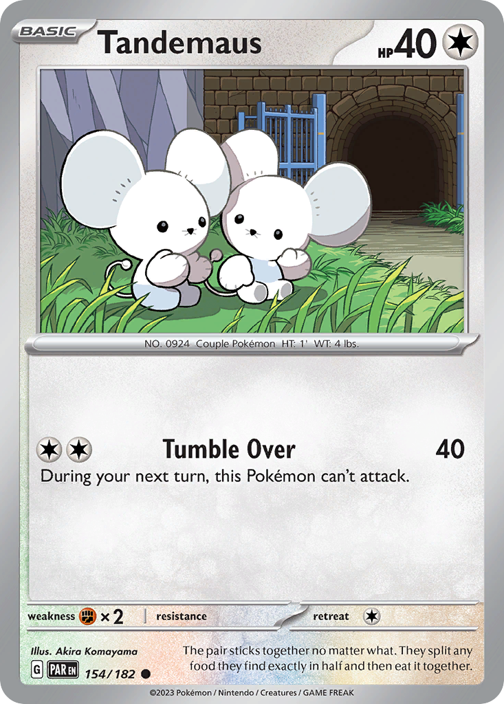 Tandemaus – Paradox Rift 154/182 Pokémon card
