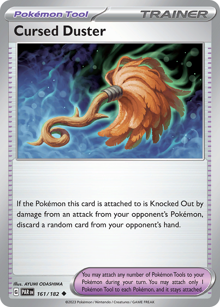 Cursed Duster – Paradox Rift 161/182 Pokémon card