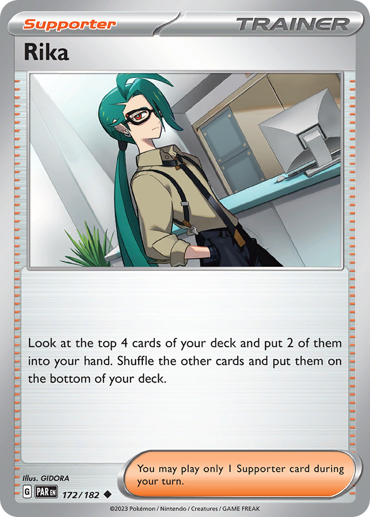 Rika – Paradox Rift 172/182 Pokémon card