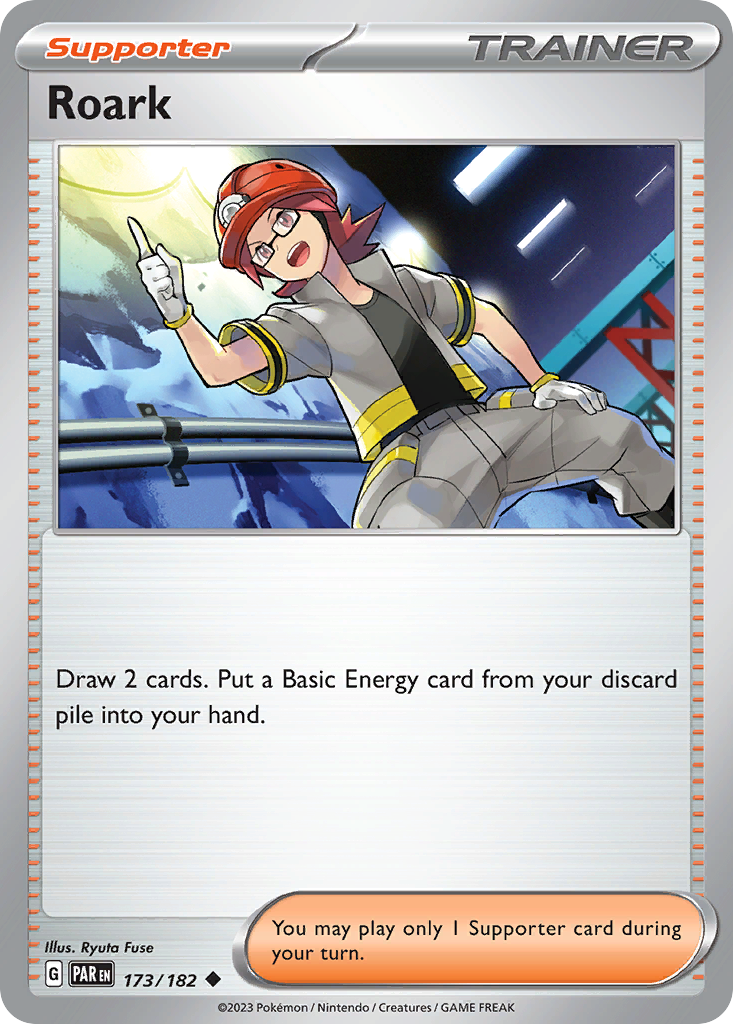 Roark – Paradox Rift 173/182 Pokémon card