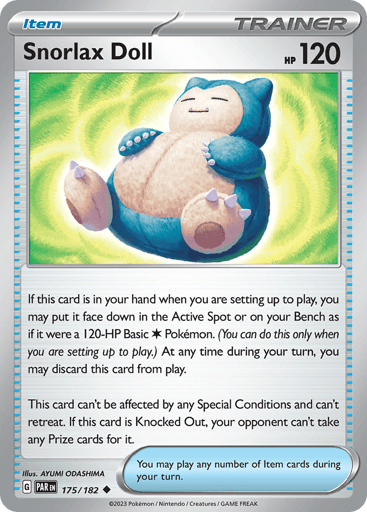 Snorlax Doll - Paradox Rift 175