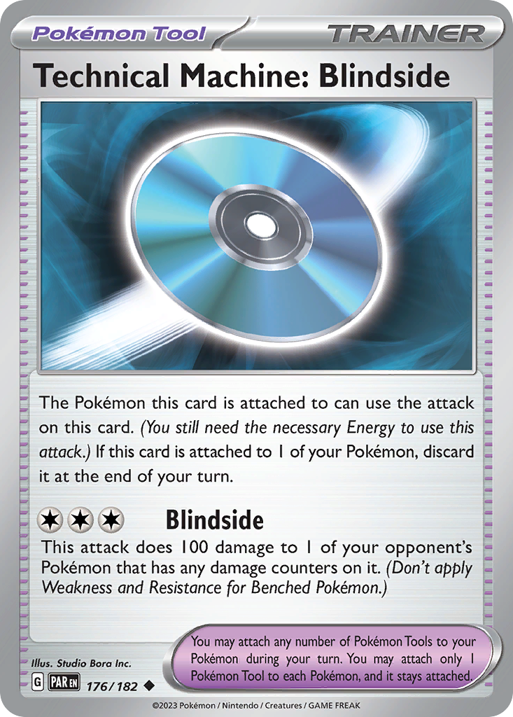 Technical Machine: Blindside – Paradox Rift 176/182 Pokémon card