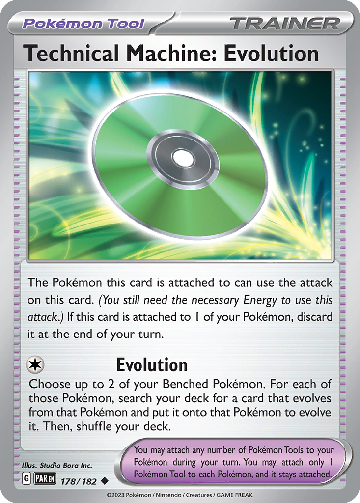 Technical Machine: Evolution – Paradox Rift 178/182 Pokémon card