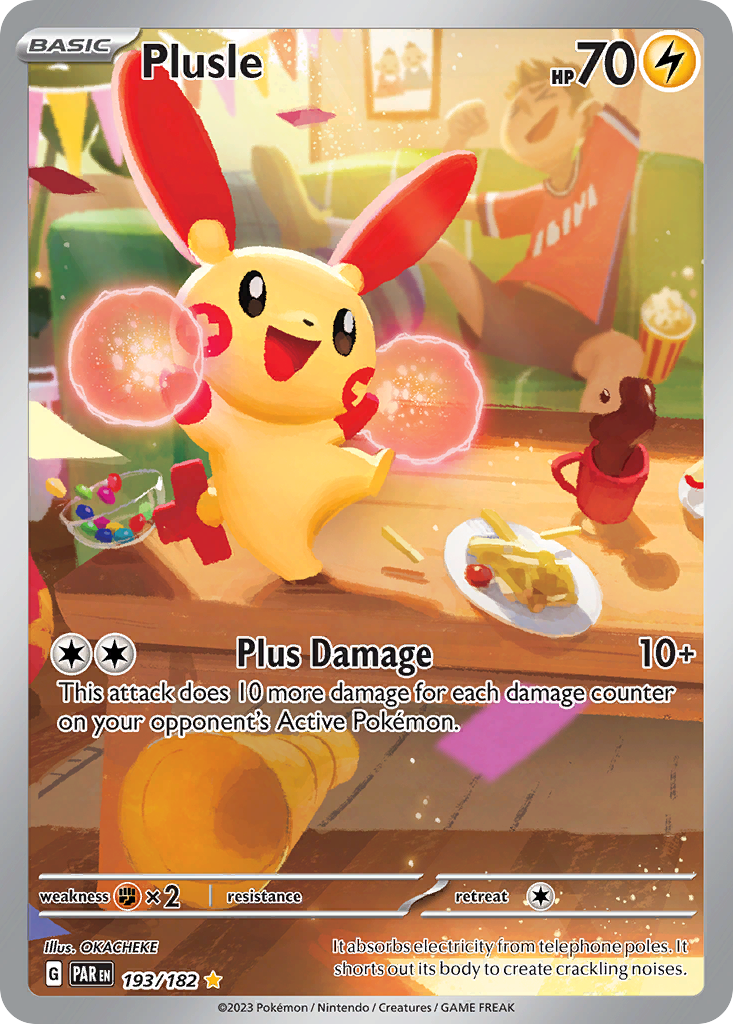 Plusle – Paradox Rift 193/182 Pokémon card