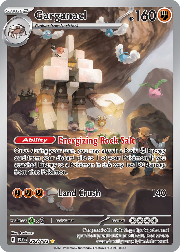 Garganacl – Paradox Rift 202/182 Pokémon card