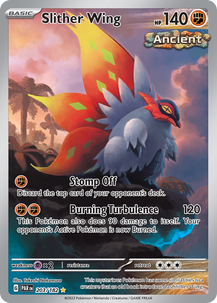 Slither Wing – Paradox Rift 203/182 Pokémon card