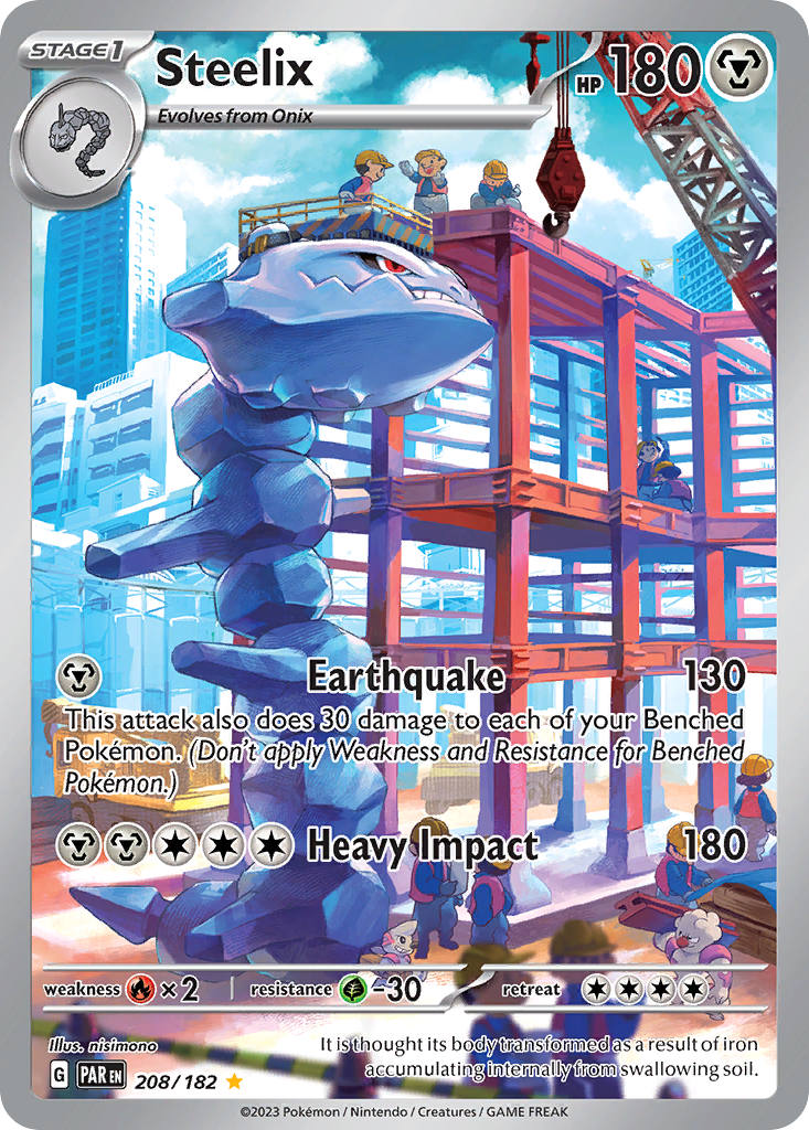 Steelix – Paradox Rift 208/182 Pokémon card