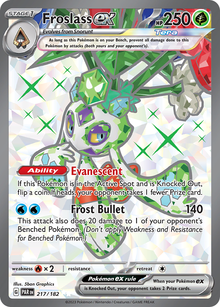Froslass ex – Paradox Rift 217/182 Pokémon card