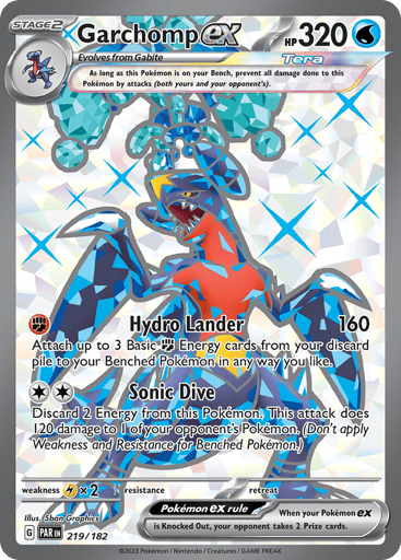 Garchomp ex - Paradox Rift 219